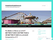 Tablet Screenshot of ihatehimihatehimnot.wordpress.com