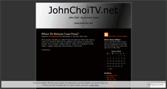 Desktop Screenshot of johnchoi1.wordpress.com