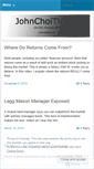 Mobile Screenshot of johnchoi1.wordpress.com