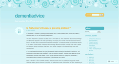 Desktop Screenshot of dementiadvice.wordpress.com