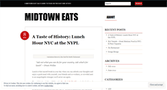 Desktop Screenshot of midtowneatsnyc.wordpress.com