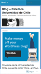 Mobile Screenshot of cinetecaudechile.wordpress.com