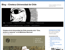 Tablet Screenshot of cinetecaudechile.wordpress.com