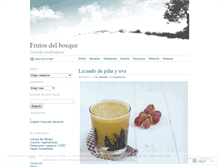 Tablet Screenshot of frutosdelbosque.wordpress.com