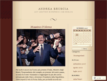 Tablet Screenshot of andreabruscia.wordpress.com