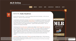 Desktop Screenshot of mlbonline.wordpress.com