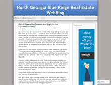 Tablet Screenshot of blueridgerealestate.wordpress.com