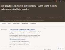 Tablet Screenshot of jualbajubusanamuslim.wordpress.com