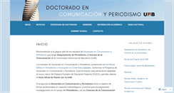 Desktop Screenshot of doctoratcomunicacio.wordpress.com