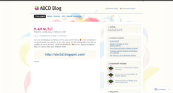 Desktop Screenshot of abc2blog.wordpress.com