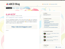 Tablet Screenshot of abc2blog.wordpress.com