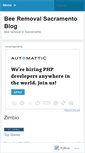 Mobile Screenshot of beeremovalsacramento.wordpress.com