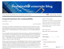Tablet Screenshot of greenconcrete.wordpress.com