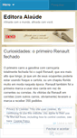 Mobile Screenshot of editoraalaude.wordpress.com