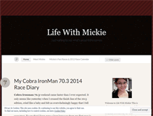 Tablet Screenshot of lifewithmickie.wordpress.com