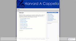 Desktop Screenshot of harvardacappella.wordpress.com