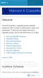 Mobile Screenshot of harvardacappella.wordpress.com