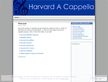 Tablet Screenshot of harvardacappella.wordpress.com