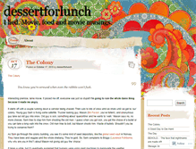 Tablet Screenshot of dessertforlunch.wordpress.com