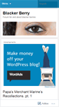 Mobile Screenshot of blackerberry.wordpress.com