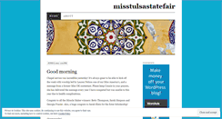 Desktop Screenshot of misstulsastatefair.wordpress.com