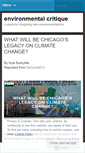 Mobile Screenshot of environmentalcritique.wordpress.com