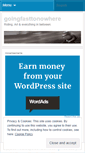 Mobile Screenshot of goingfasttonowhere.wordpress.com