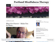 Tablet Screenshot of portlandmindful.wordpress.com