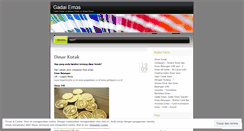 Desktop Screenshot of gadaiemas.wordpress.com