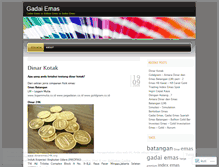 Tablet Screenshot of gadaiemas.wordpress.com