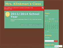 Tablet Screenshot of klinkman.wordpress.com