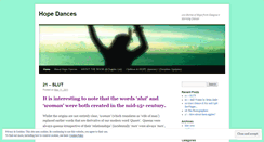 Desktop Screenshot of hopedances.wordpress.com