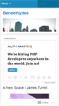 Mobile Screenshot of bendelhydes.wordpress.com