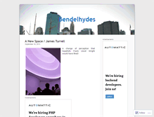 Tablet Screenshot of bendelhydes.wordpress.com