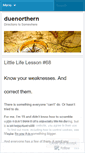 Mobile Screenshot of duenorthern.wordpress.com