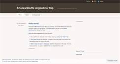 Desktop Screenshot of pcshluffsargentina.wordpress.com