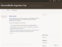 Tablet Screenshot of pcshluffsargentina.wordpress.com