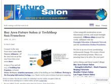 Tablet Screenshot of futuresalon.wordpress.com