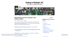 Desktop Screenshot of eatinginraleigh.wordpress.com