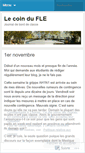 Mobile Screenshot of lecoindufle.wordpress.com