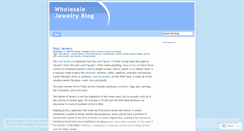 Desktop Screenshot of jewelryposting.wordpress.com