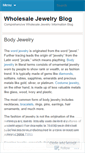 Mobile Screenshot of jewelryposting.wordpress.com