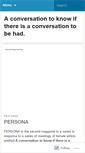 Mobile Screenshot of aconversationtobehad.wordpress.com