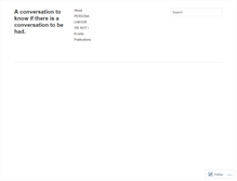 Tablet Screenshot of aconversationtobehad.wordpress.com