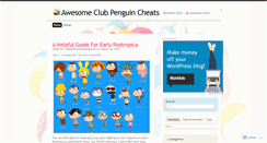 Desktop Screenshot of clubpenguincheatsawesome.wordpress.com