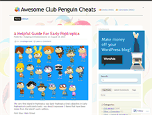 Tablet Screenshot of clubpenguincheatsawesome.wordpress.com