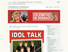 Tablet Screenshot of celebritiesindisgrace.wordpress.com
