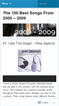 Mobile Screenshot of 2000songs.wordpress.com