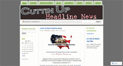 Desktop Screenshot of cuttinupnews.wordpress.com