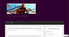 Desktop Screenshot of clairoaks.wordpress.com